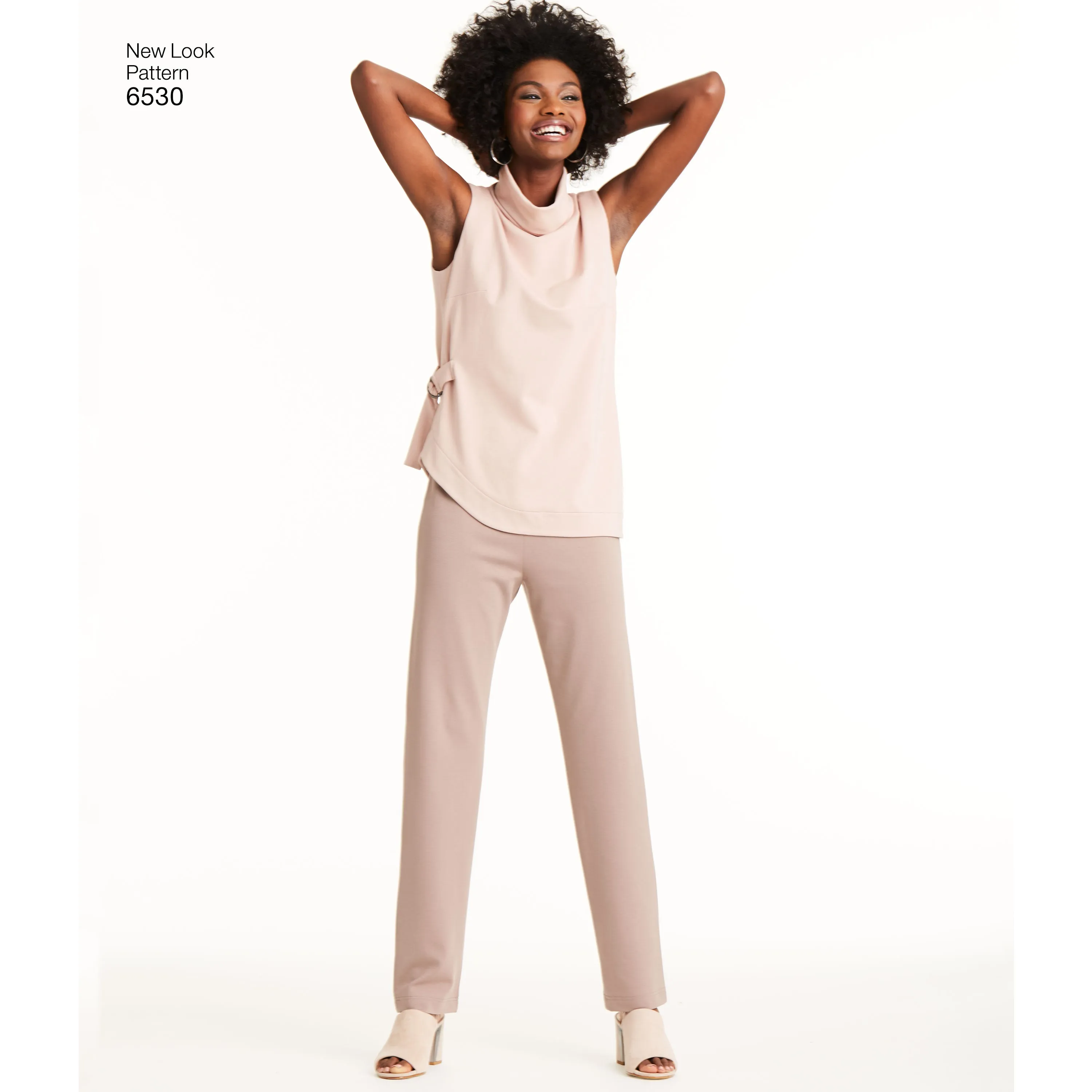 6530 New Look Pattern 6530 Women's Knit trousers, Skirt and Tunic