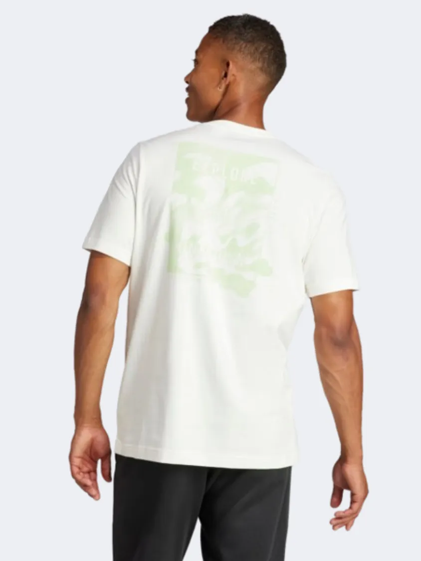 Adidas City Escape Graphic 2 Men Sportswear T-Shirt Off White