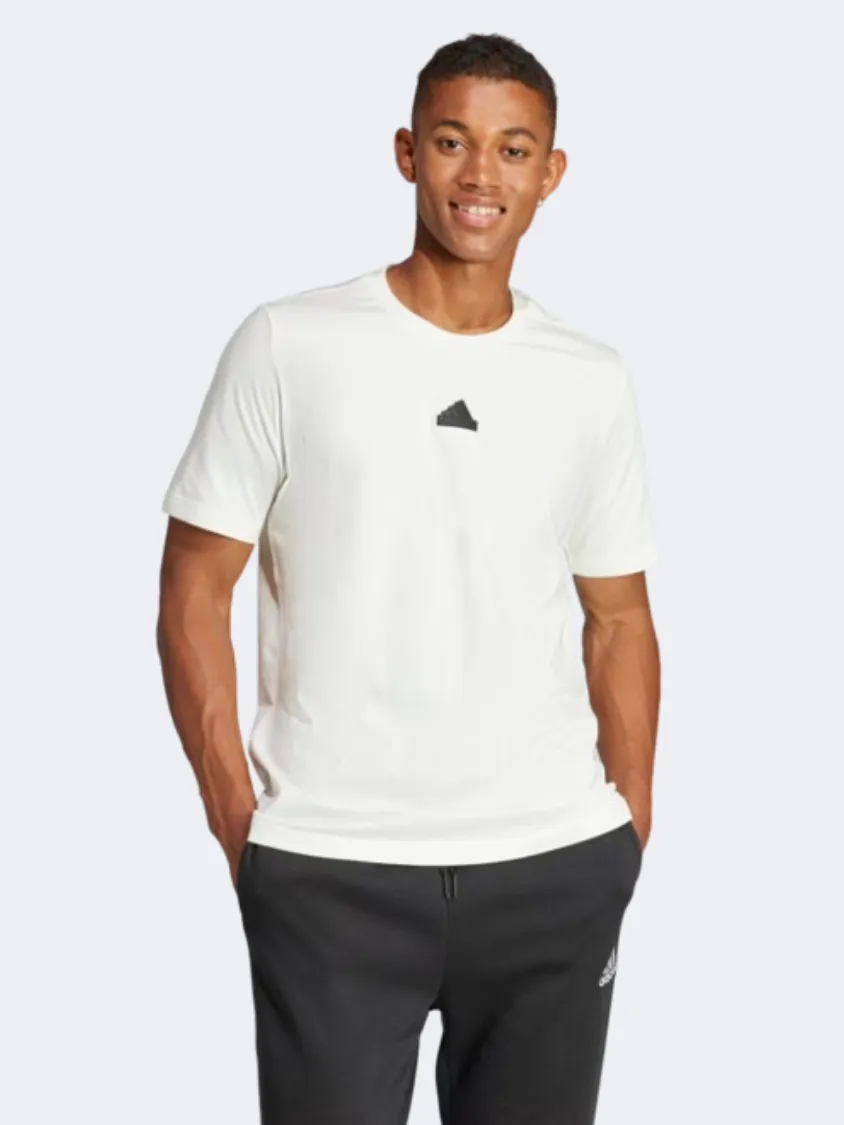 Adidas City Escape Graphic 2 Men Sportswear T-Shirt Off White