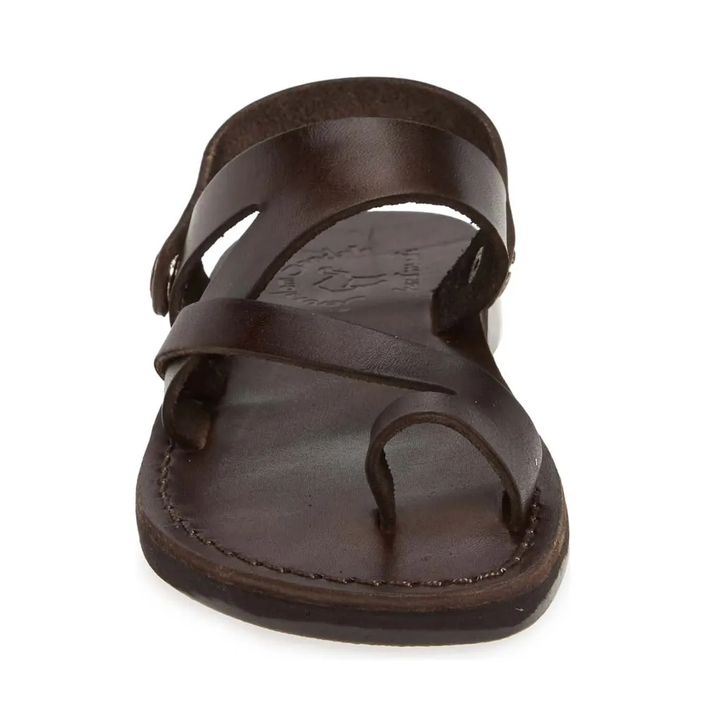 Benjamin - Leather Slingback Sandal | Brown