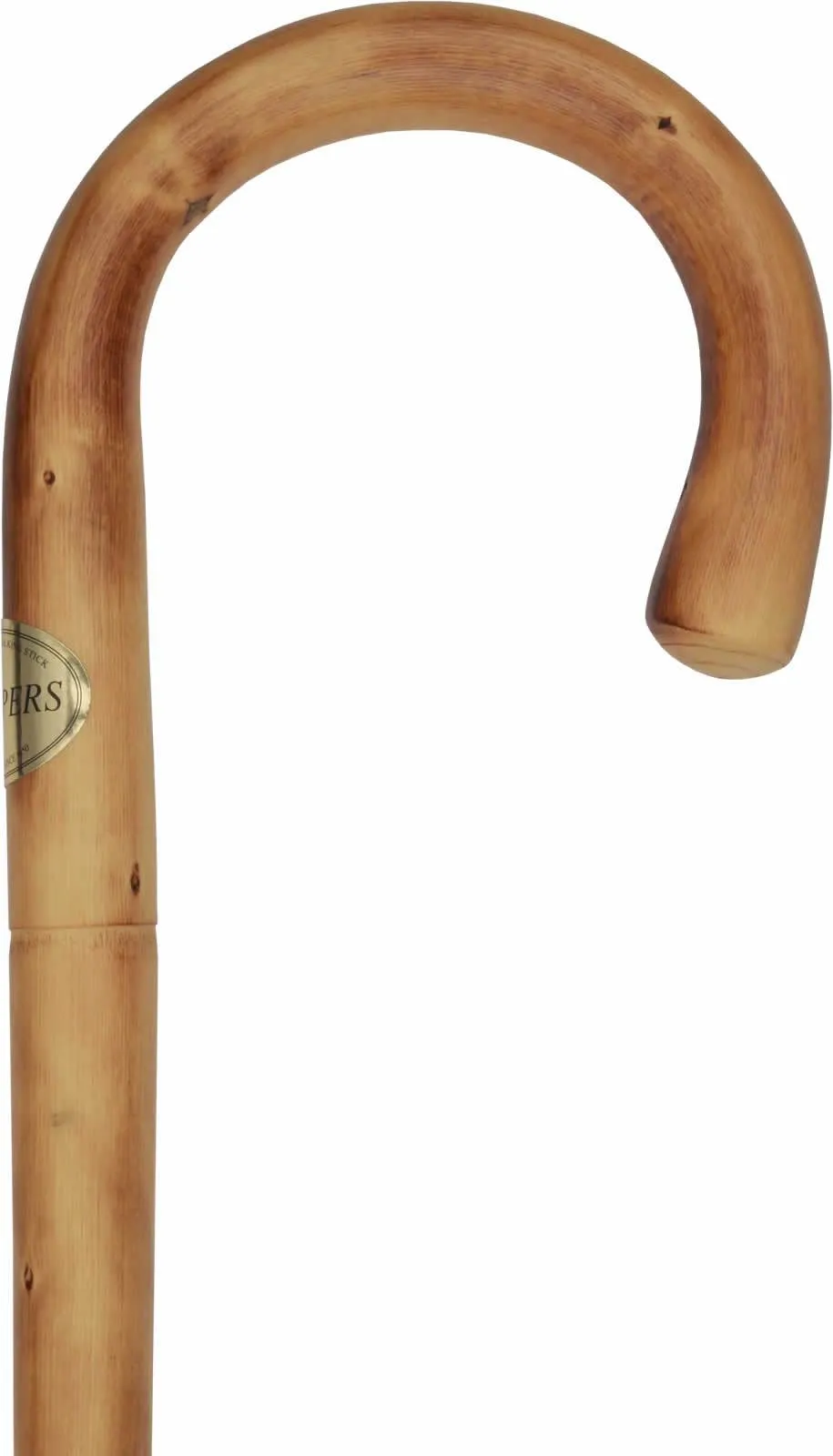 Carved Chestnut Tourist Walking Cane