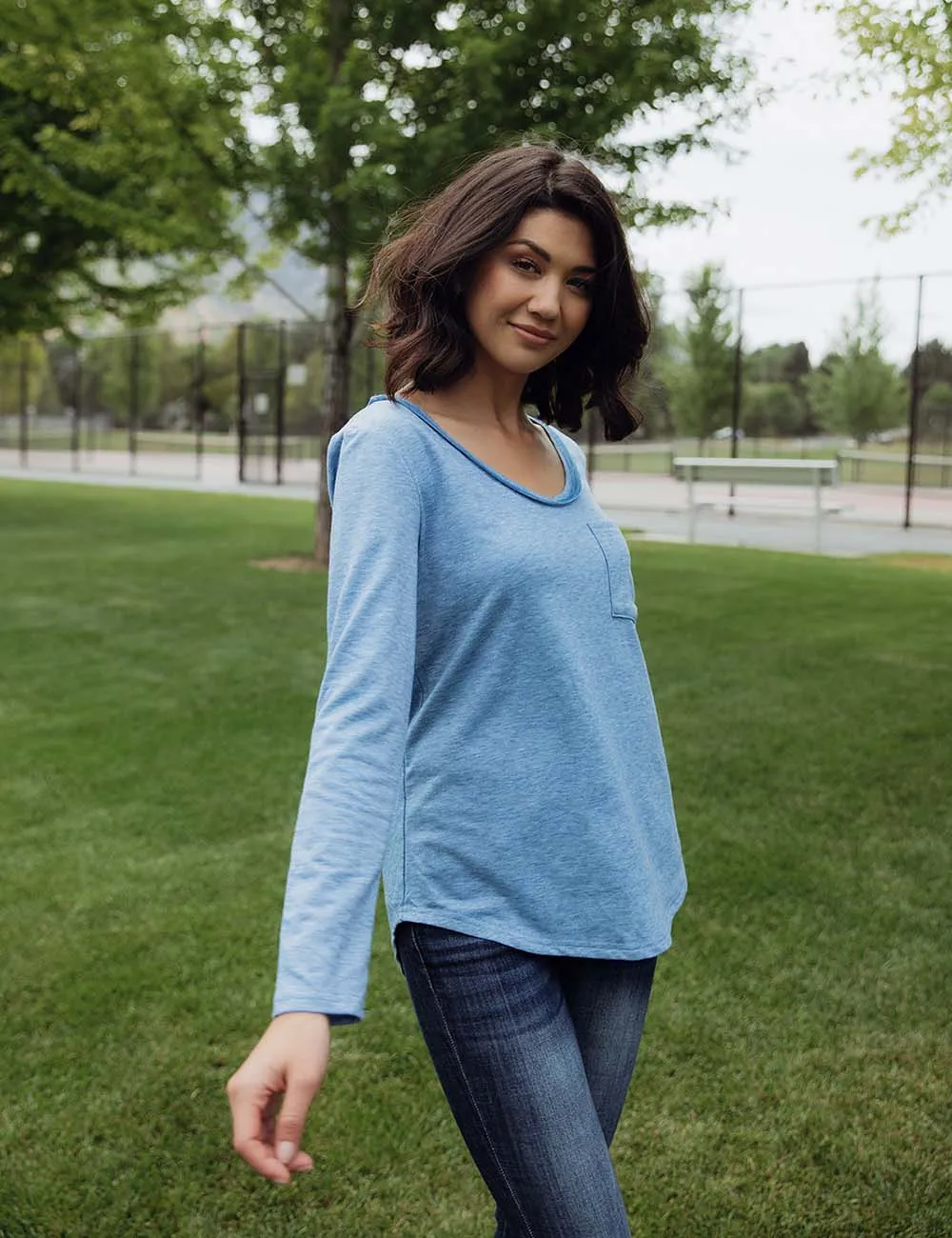 Casual Comfort Pocket Top