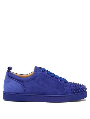 Christian Louboutin Louis Junior Suede Spikes