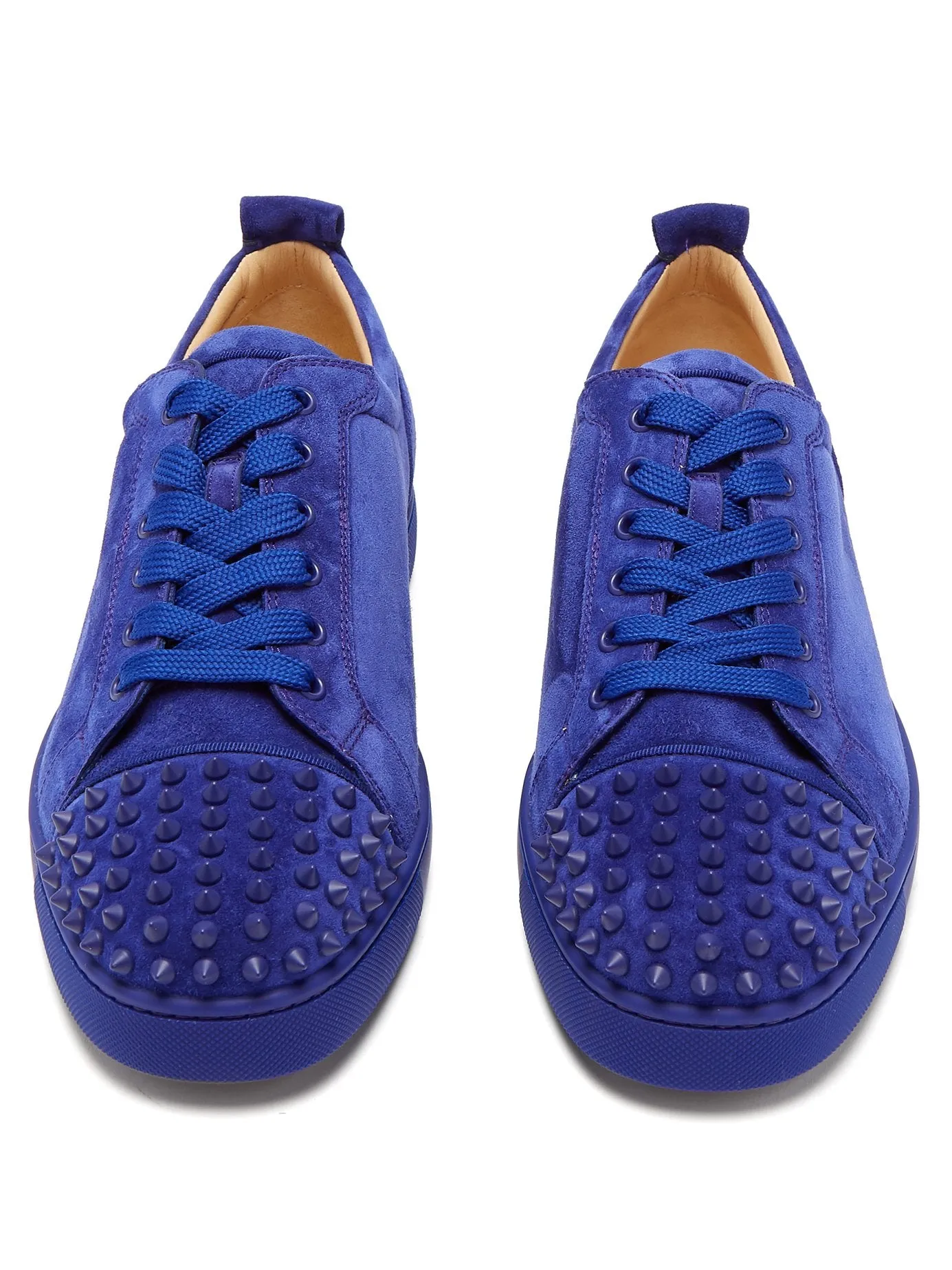 Christian Louboutin Louis Junior Suede Spikes