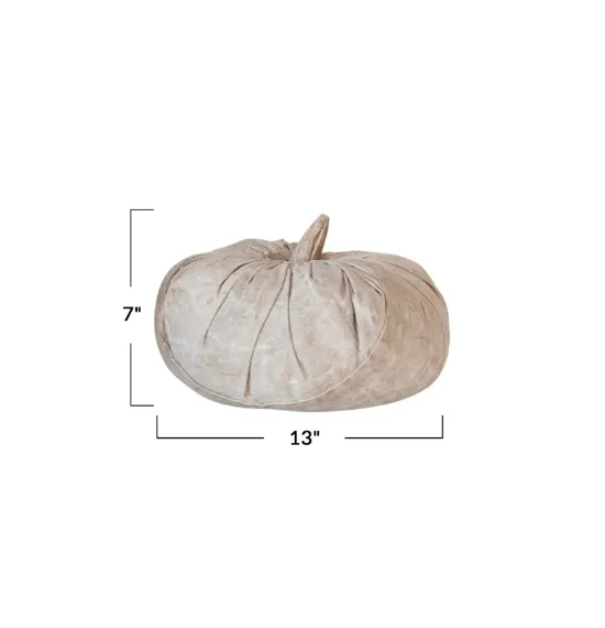 Cotton Canvas Pumpkin