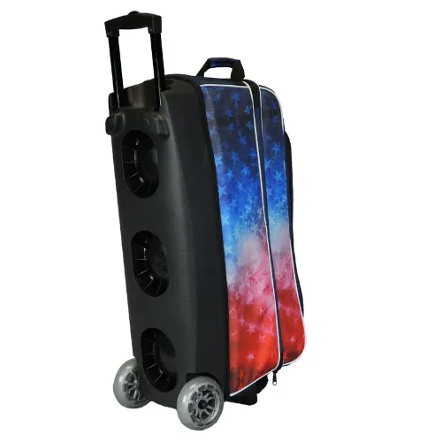 Elite Basic Triple Roller Red/White/Blue Freedom Bowling Bag