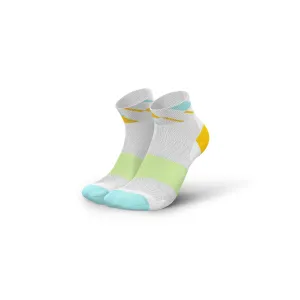 INCYLENCE ULTRALIGHT SOCKS - ANGLES SHORT MINT YELLOW