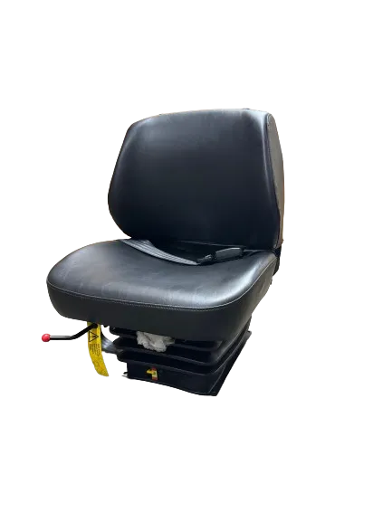 KAB T6-11 Mechanical Suspension Equipment Seat in Black Vinyl – Fits HIAB Moffet