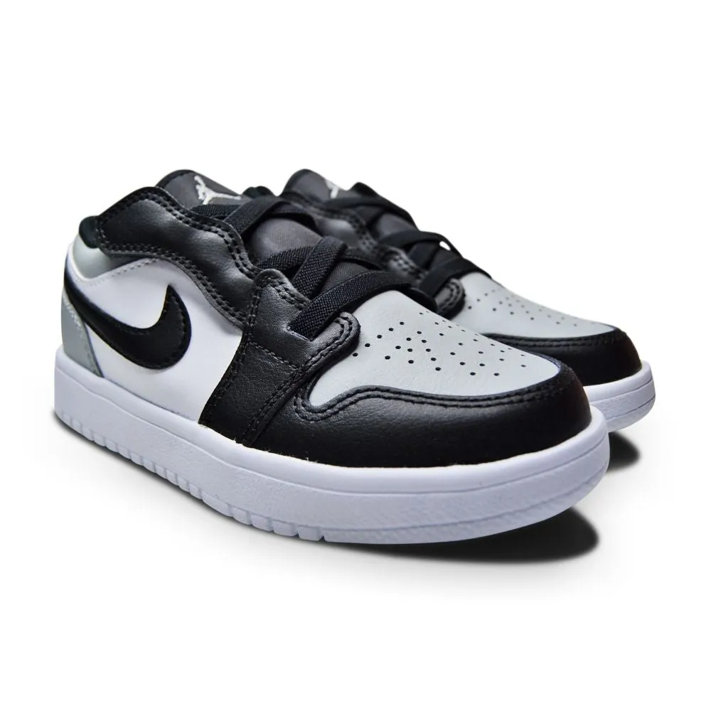 Kids Nike Air Jordan 1 Low ALT (PS) - BQ6066 052 - LT Smoke Grey Black White