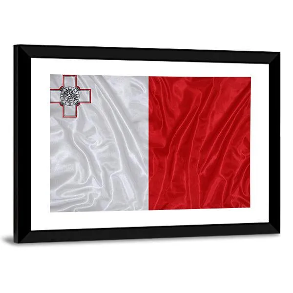 Malta Flag Canvas Wall Art