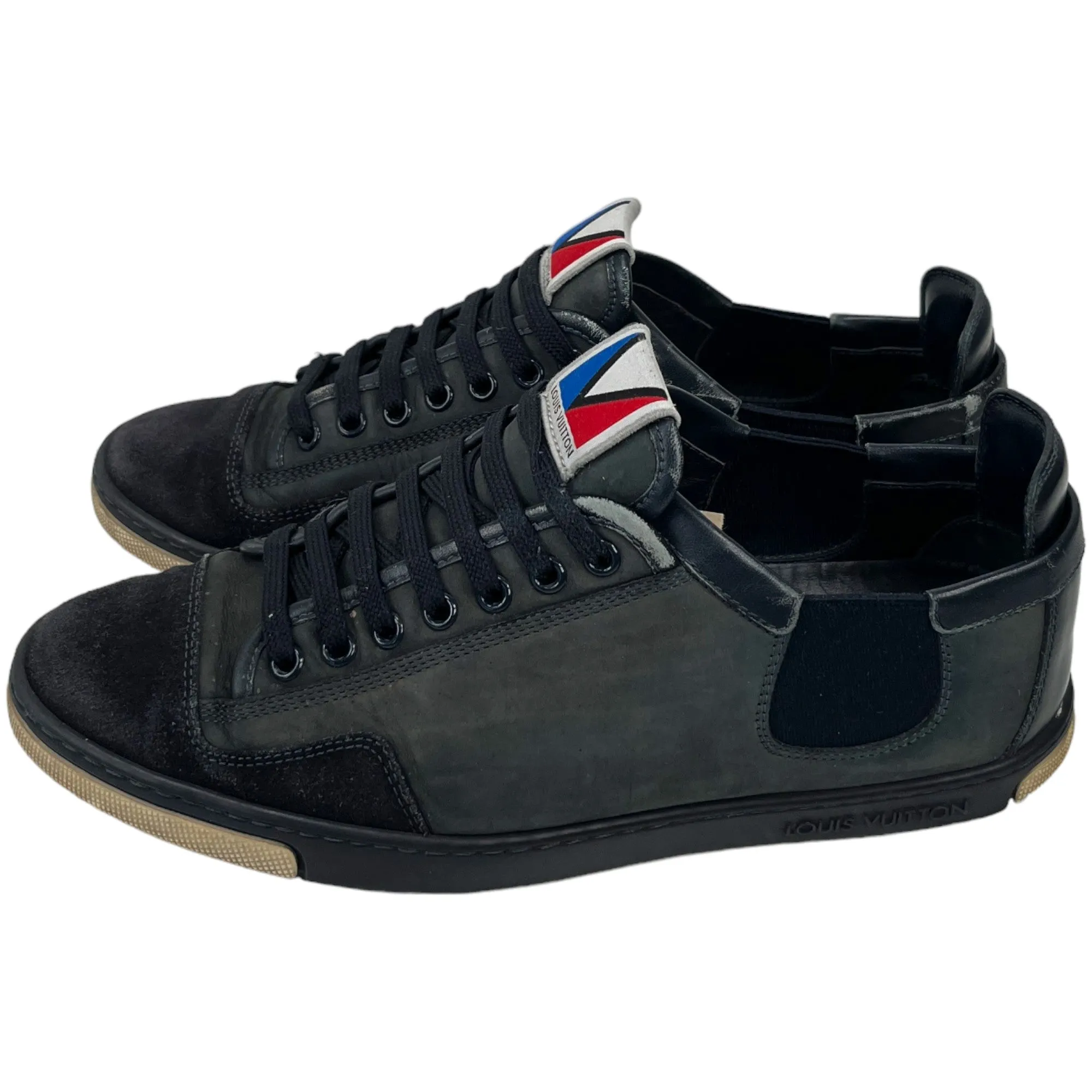 Men's Logo Low Trainers Black Size EU 40 / UK 6