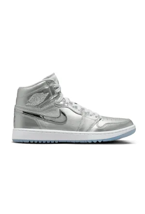 Nike Air Jordan 1 High Golf NRG Men's "Gift Giving" Metallic Silver