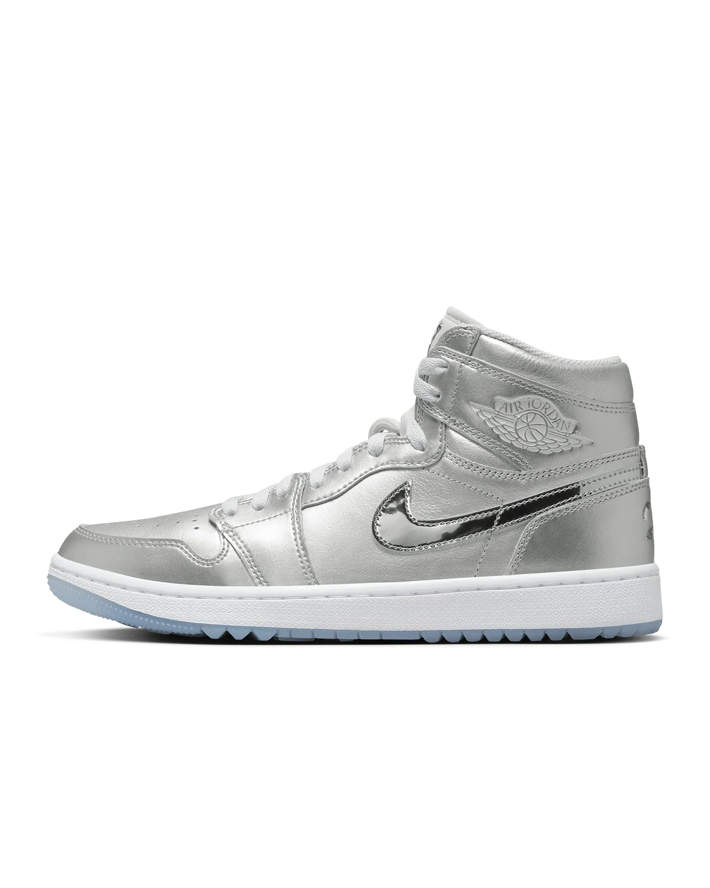 Nike Air Jordan 1 High Golf NRG Men's "Gift Giving" Metallic Silver