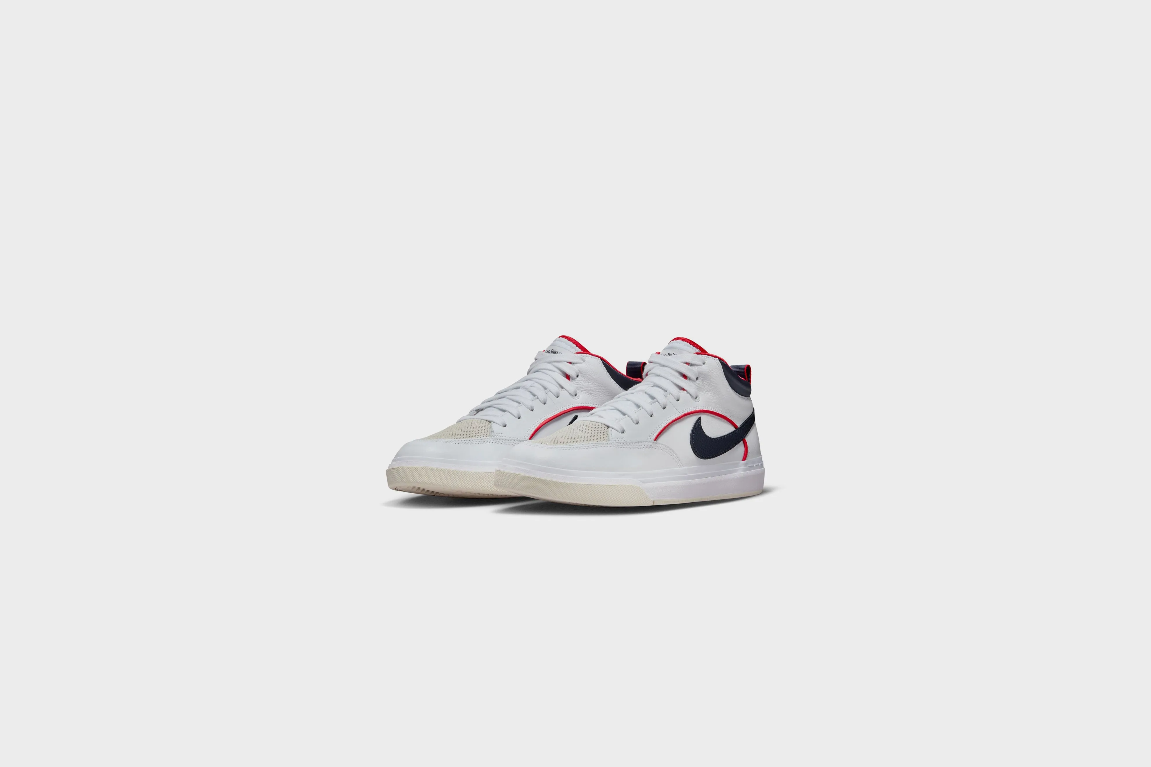 Nike SB React Leo Baker PRM (White/Midnight Navy)