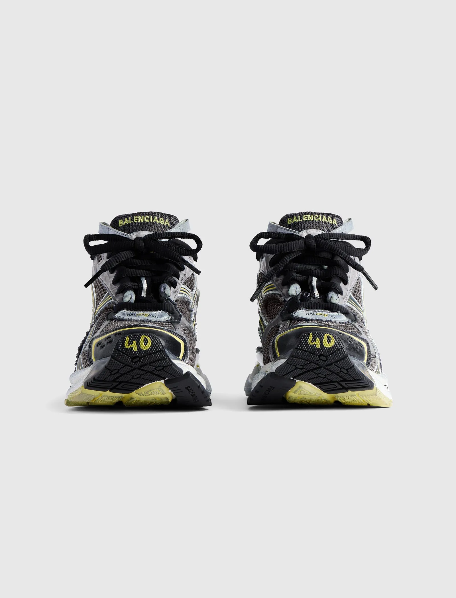 RUNNER SNEAKER "DARK GREY/YELLOW/ WHITE"