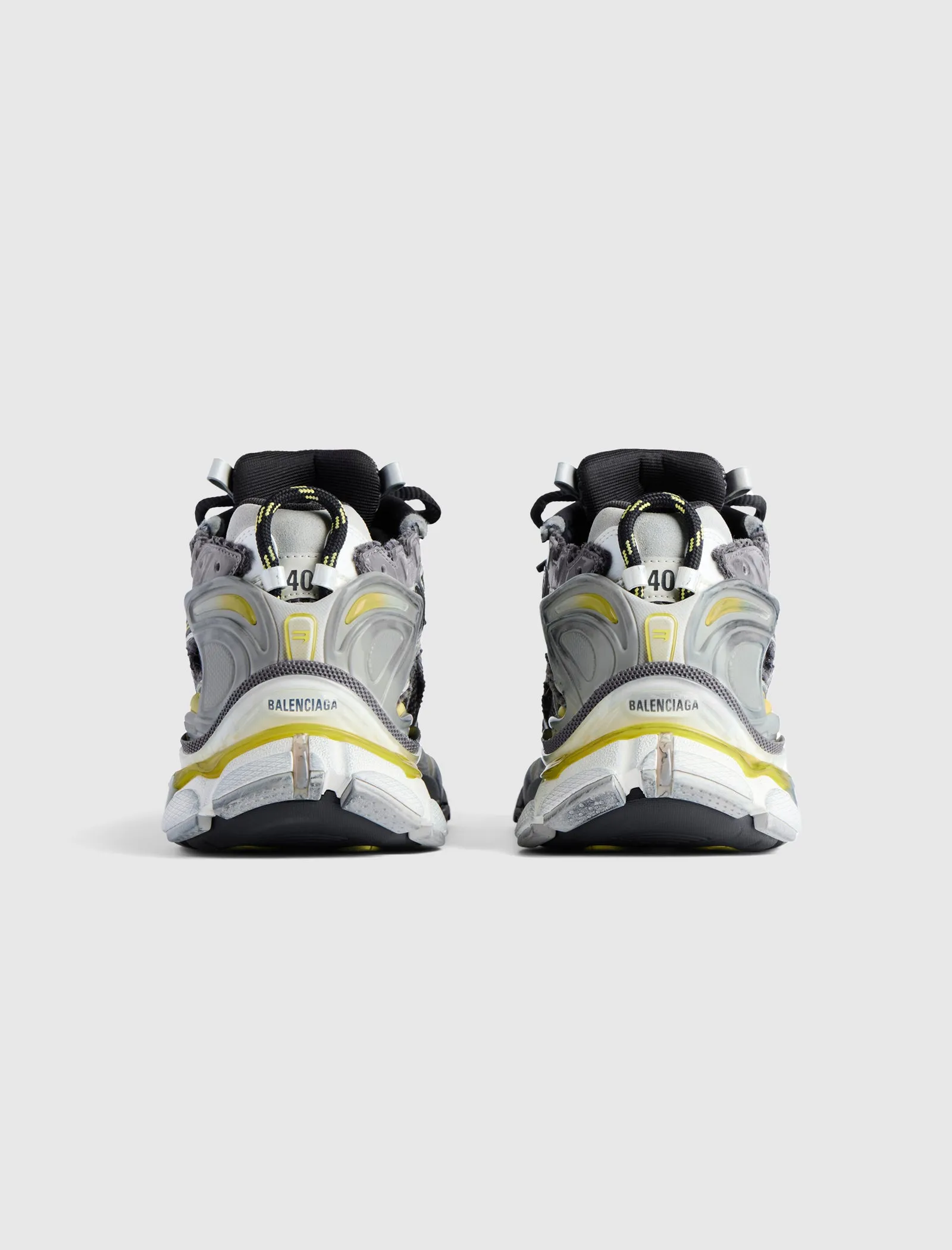 RUNNER SNEAKER "DARK GREY/YELLOW/ WHITE"