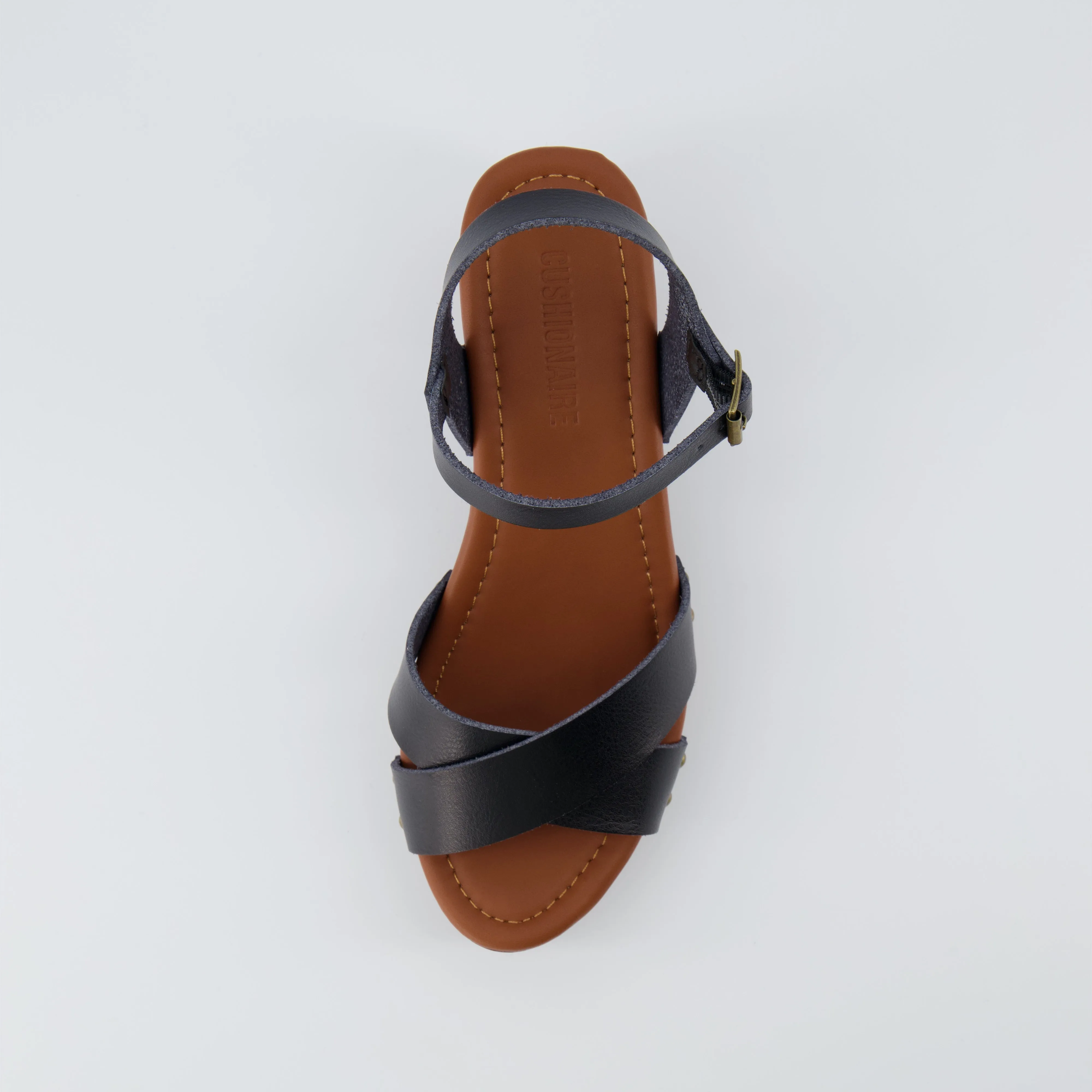 Slate Faux Wood Sandals