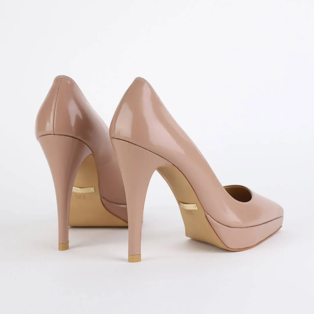 *UK size 3 - OTOPO - beige, 9/1cm heels