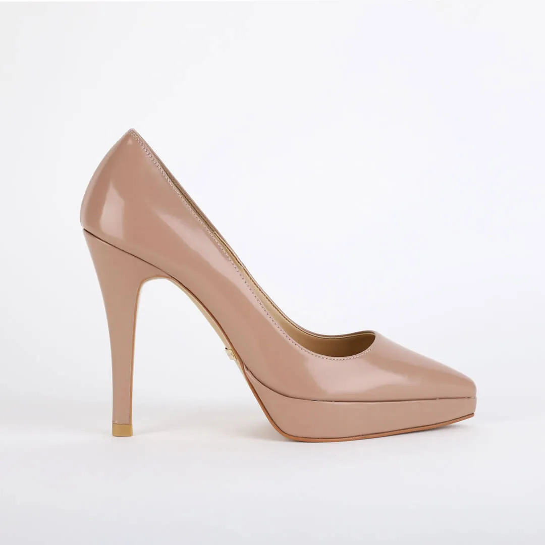 *UK size 3 - OTOPO - beige, 9/1cm heels